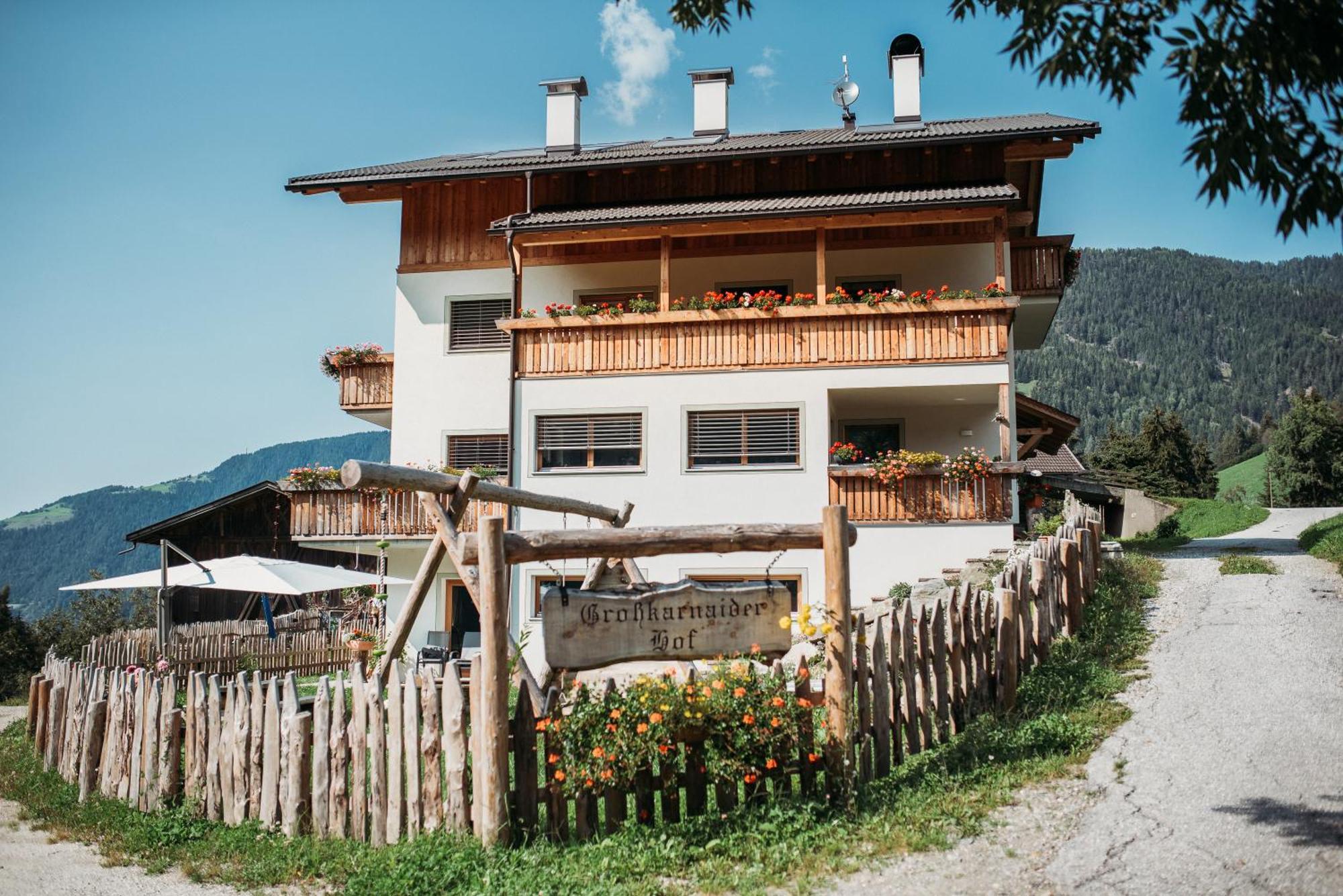 Grosskarnaiderhof Appartements-Bauernhof-Natur Pur ルゾーン エクステリア 写真